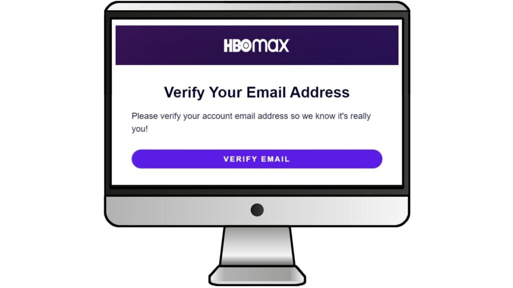 アメリカのHBO Maxの登録手順、メールアドレスを認証