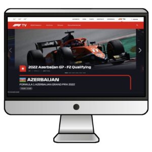 F1 TV Proのサイトトップ画面