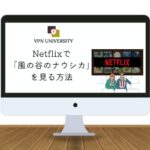 【2023年版】「風の谷のナウシカ」をNetflix（ネトフリ）で見る方法【VPNを利用】